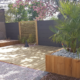 Panneau en pin pour cloture jardin