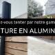 Gamme de clôtures en aluminium et bois