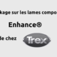 Promotion déstockage lames composite Enhance® Trex