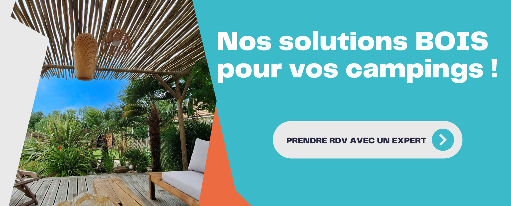 Solutions bois pour campings, prise de rendez-vous.